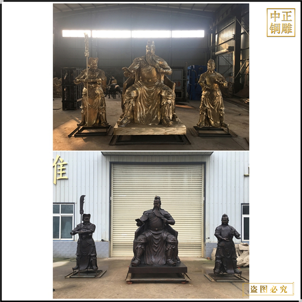 鑄造關(guān)公銅像